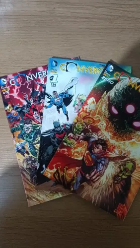 Convergência 3 Edições Completa HQ Dc Comics 0 1 2