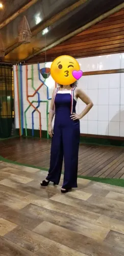 Lindo Macacão Azul