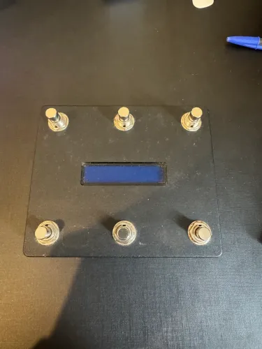 Pedal Controlador Midi 6 botões