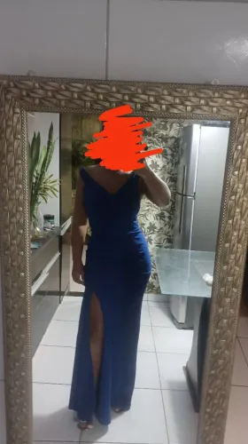 Vestido longo de festa 