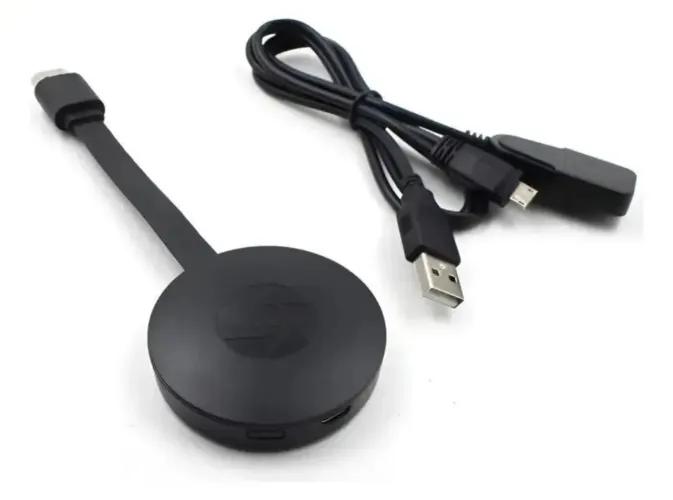 Dispositivo Chromecast HDMI para espelhamento de tela