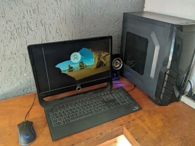 Computador completo rápido e funcionando perfeitamente tudo 