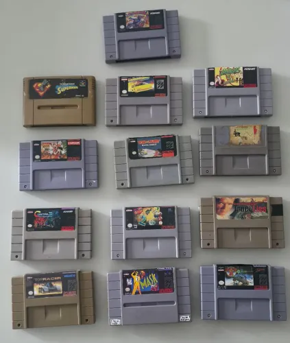Jogos snes paralelos preços diversos