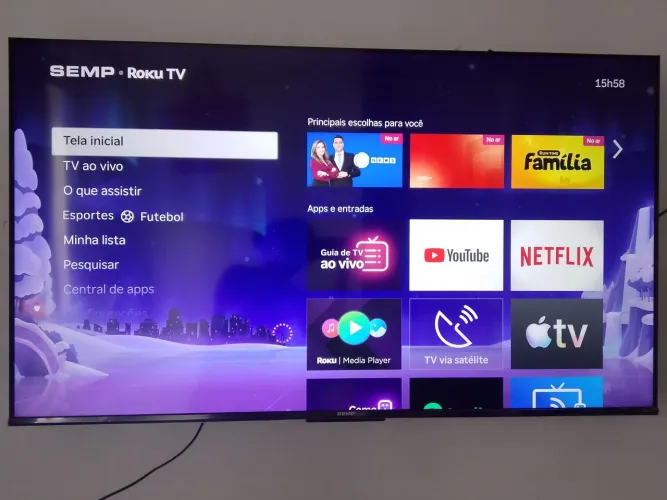 VENDO UMA TV SEMP 50 POLEGADAS SEMI NOVA NO PRECINHO FONE *14