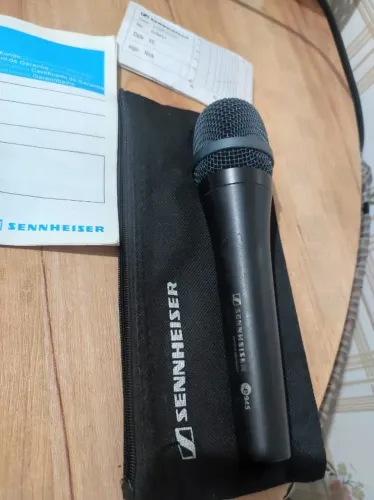 Microfone Sennheiser E-945 + Cabo + Estojo - Excelente Estado