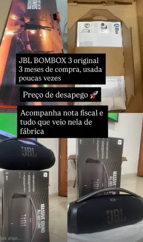 Caixa de Som JBL original tooop