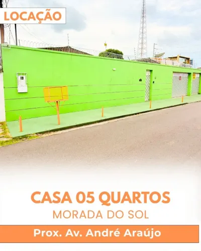 Casa comercial 05 quartos na Morada do sol