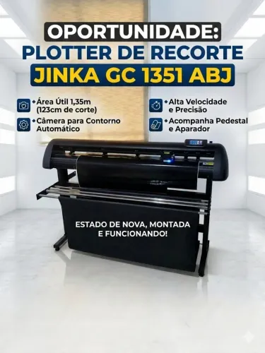 Plotter De Recorte Jinka ABJ Gc1351 Com Câmera Nova