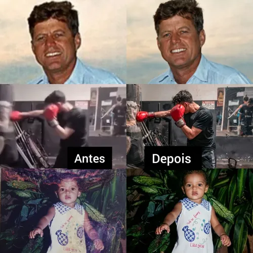 Restauração de fotos 