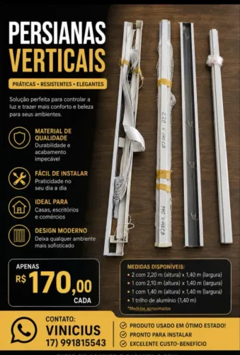 Vendo persianas
