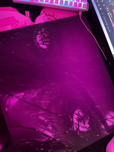 Mouse Pad Gamer de Vidro SPEED GLACIER Profissional 49x42 Premium, Titorion