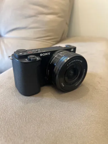 Câmera Sony ZVE-10 Corpo e Lente do Kit