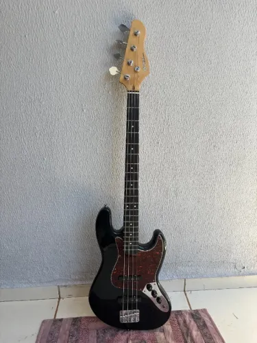 Baixo Giannini Jazz Bass 4 Cordas + Pedaleira M-VAVE Tank B + Bag