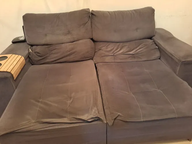 Sofá Retrátil e Reclinável 4 lugares