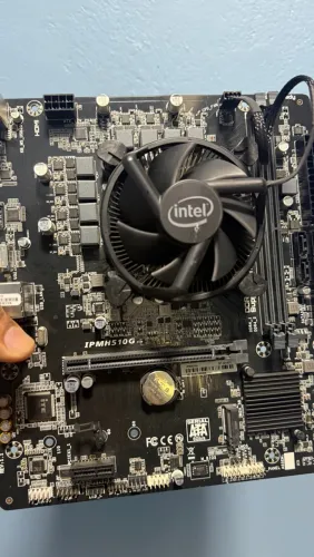 Kit Placa mãe e Processador Intel i3 1010F + placa de vídeo