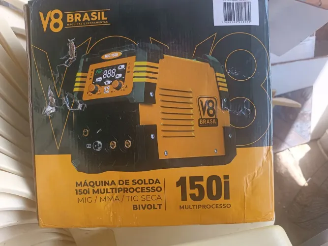 Máquina inversora de solda toda automática MiG TIG 127/220automatico Nova na embalagem 