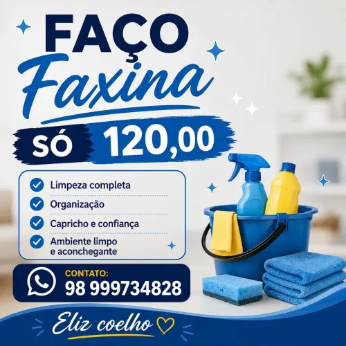 FAÇO FAXINA 120,00