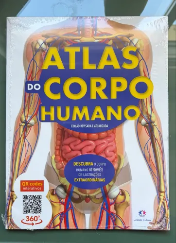 Livro atlas do corpo humano (com QR Code interativo)
