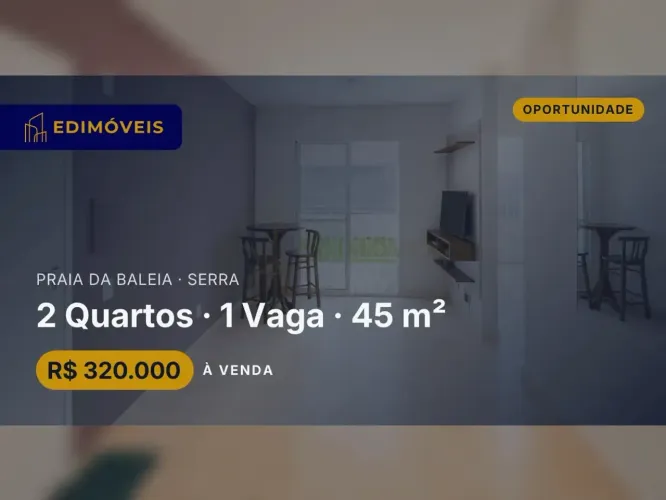 Oportunidade única: Apartamento na Praia da Baleia com varanda privativa