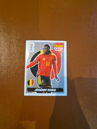 Figurinha da Copa Jérémy Doku