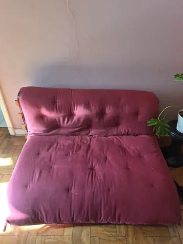 futón de casal com estrutura
