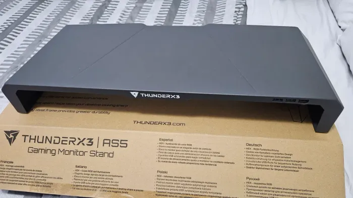 Suporte para Monitor ThunderX3 RGB, Preto - AS5
