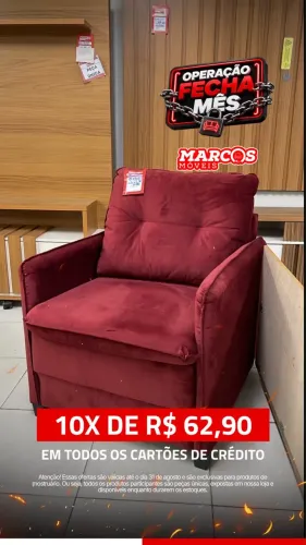 Poltrona Dallas Vermelha
