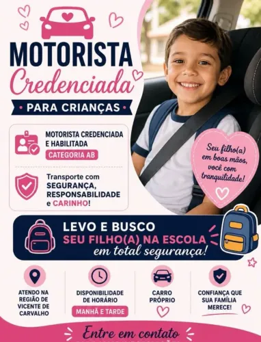 Uber particular para criança