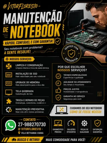 Manutenção notebook 