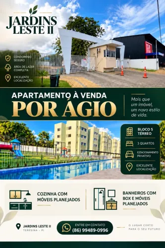 Venda de apartamento condomínio Jardins Leste 2