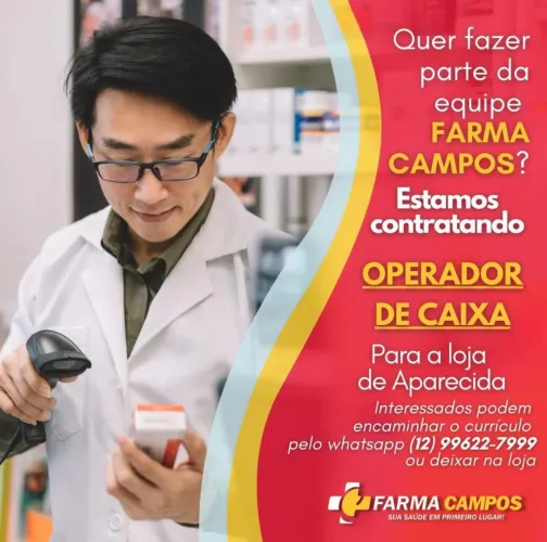 VAGA DE OPERADOR DE CAIXA