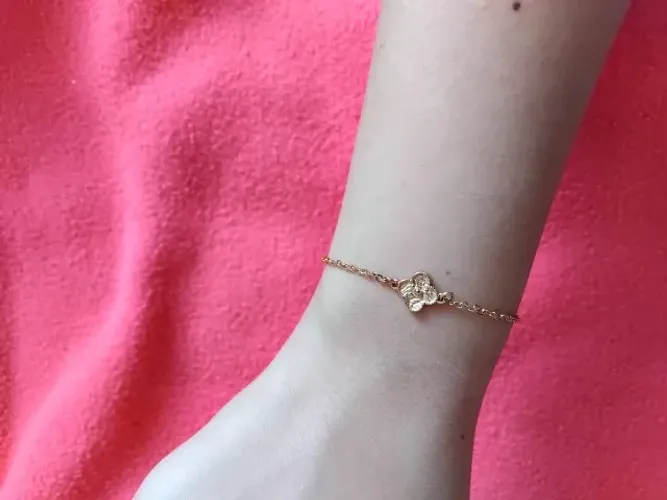 Pulseira Banhada Flor