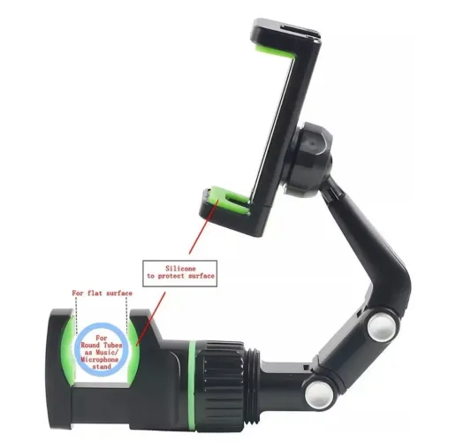 Suporte De Celular Clips Pedestal Violão Microfone veicular Universal mesa guitarra