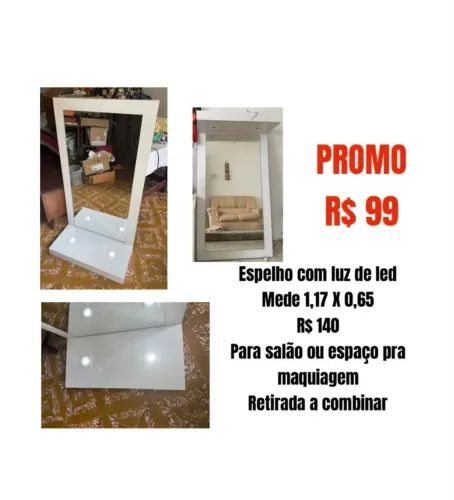 Espelho c led