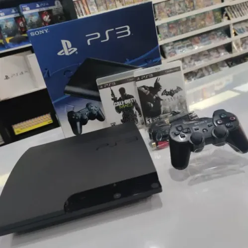 Console Sony Playstation 3 Slim 160GB Desbloq + HEN+ Frete Grátis + Garantia