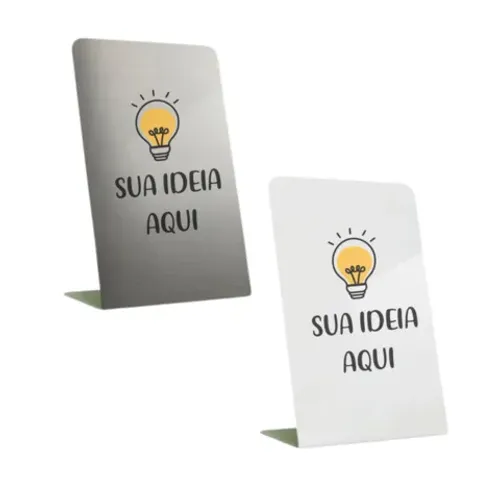 Placa de Homenagem 15x20cm Personalizada - Presente Memorável