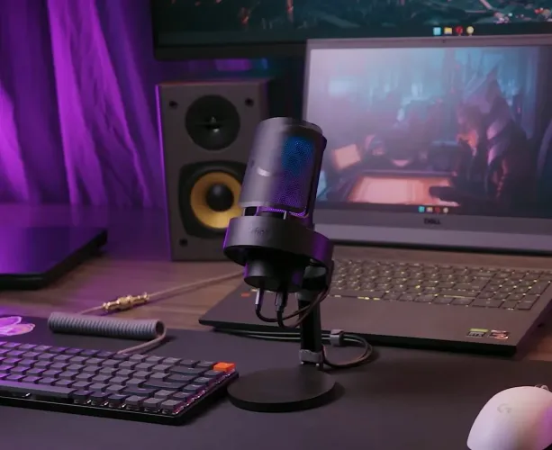 Microfone Fifine A8 RGB novo lacrado