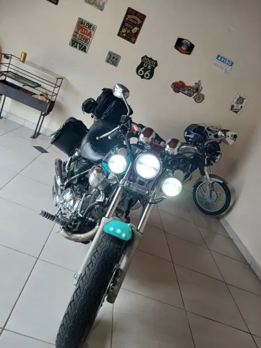Virago xv750 1995 (placa preta)