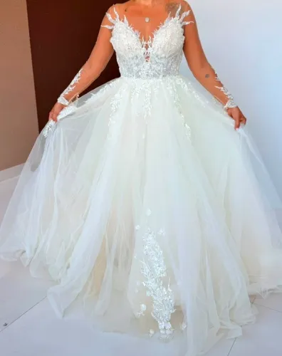 Vestido de Noiva Milano Vento - Exclusivo | Tam. 36/38