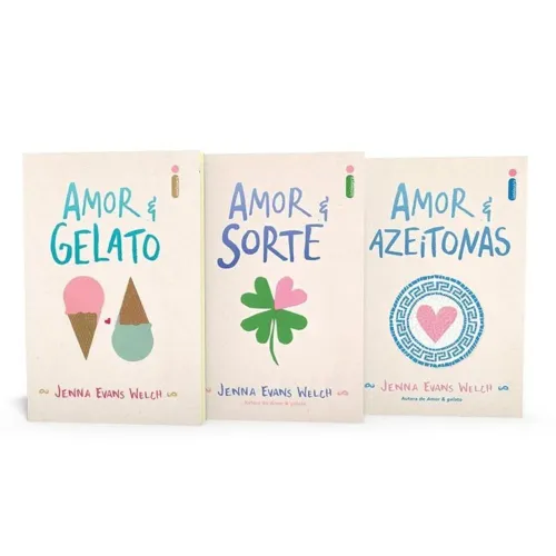 Box amor e livros