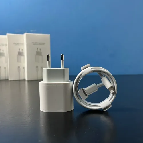 Carregador 20W Lightning para iPhone | Kit Completo | Novo