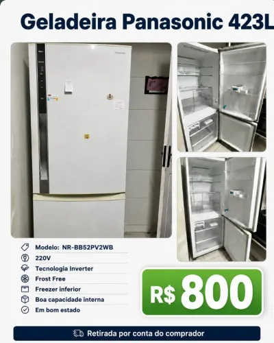 Geladeira Panasonic Inverter