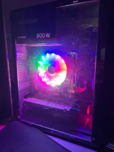 Pc gamer Completo RGB I5 2400 + Rx550 + SSD 250 e 8GB