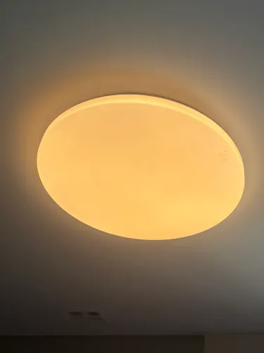 luminária plafon redonda de sobrepor.