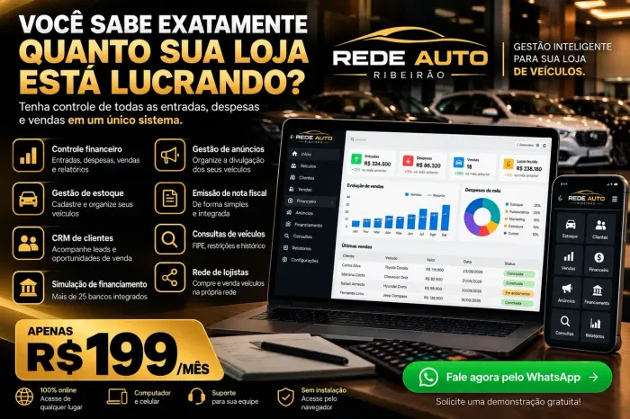 Sistema de gestão para loja de carros