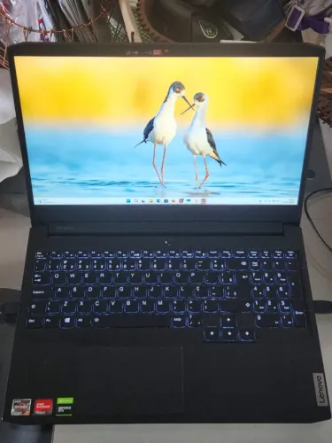 Notebook Lenovo ideapad Gaming 3 R7-5800H 16GB 256GB SSD PCIe GTX 1650 4GB 15.6" FHD