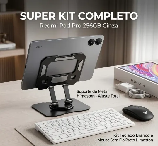 TABLET REDMI PAD PRO COM ACESSÓRIOS