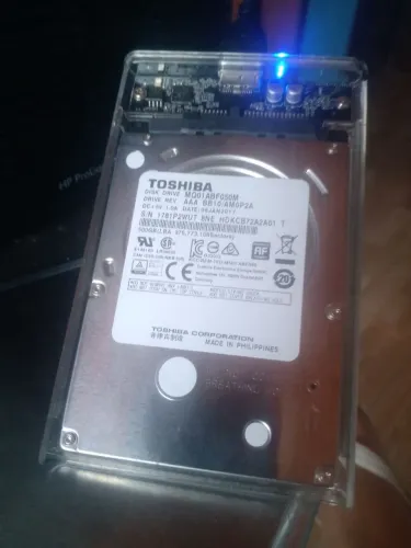 Hd 500gb de notebook saudavel