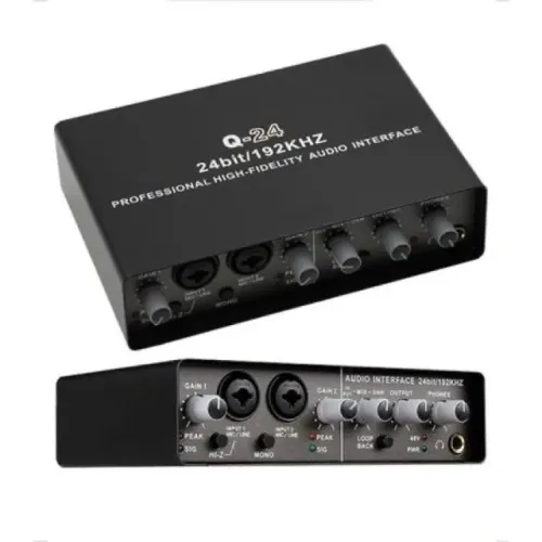  Interface de áudio profissional TEYUN Q-24