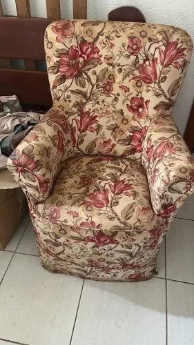 Poltrona de tecido